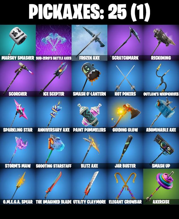 pickaxes comp