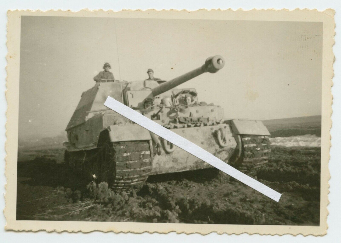Foto Panzerjäger Elefant Ferdinand Tiger Panzer