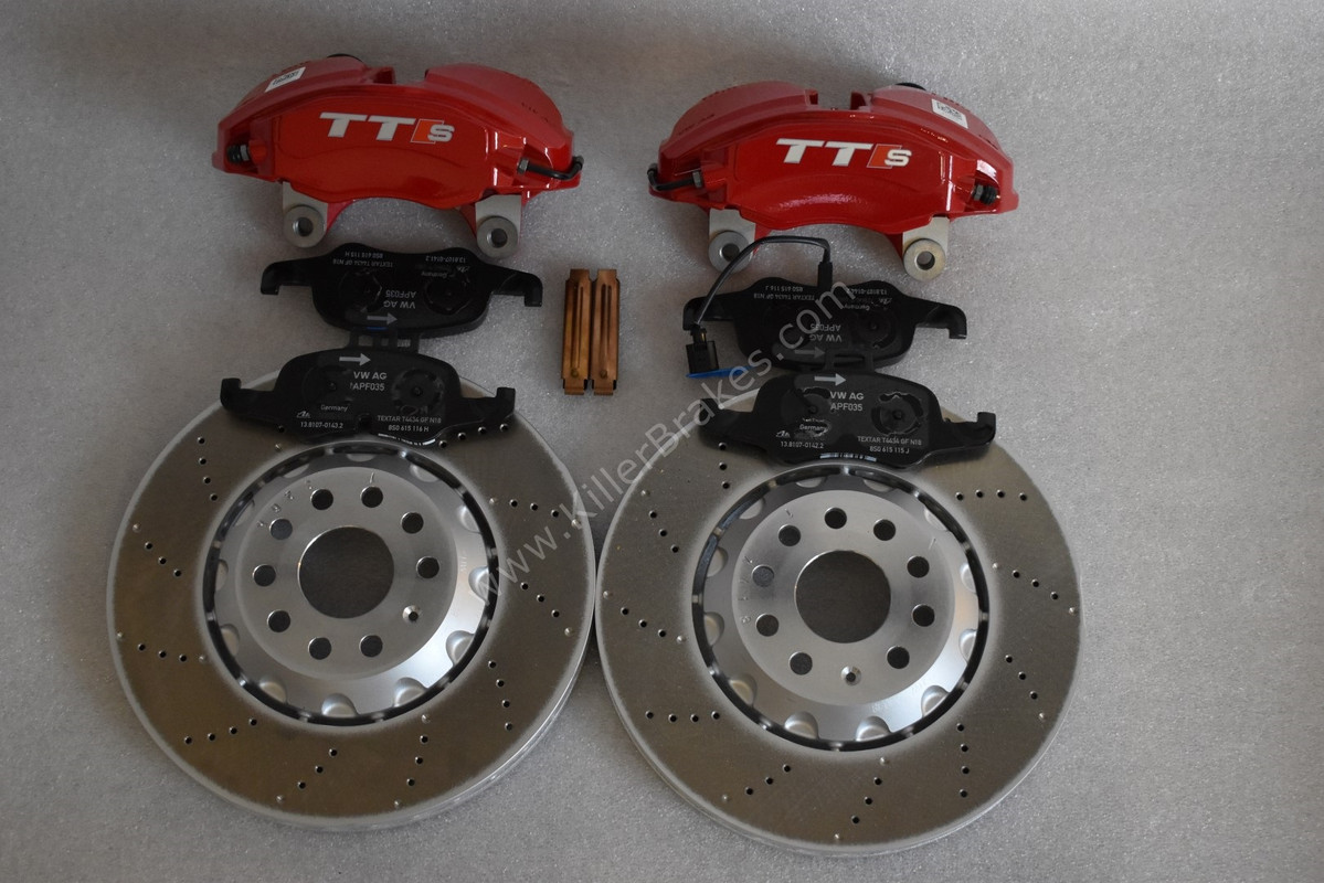 Audi TTS 8S 4Pot Brake kit Upgrade ClubSport brake discs NEW Red