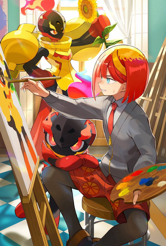 mela-armarouge-and-charcadet-pokemon-and