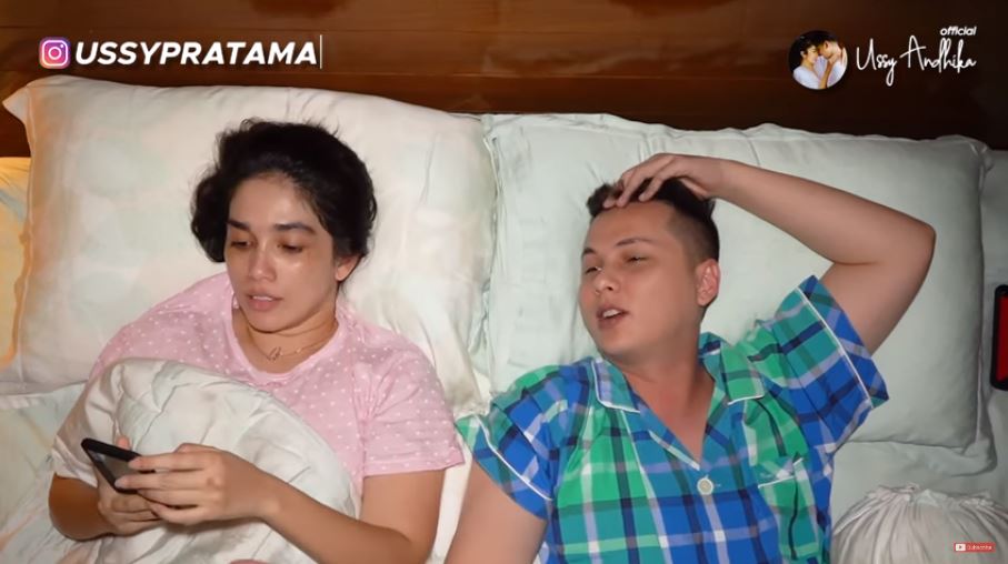 Ussy Sulistiawaty dan Andhika Pratama