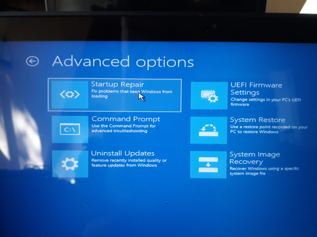 Troubleshooting Advanced Options