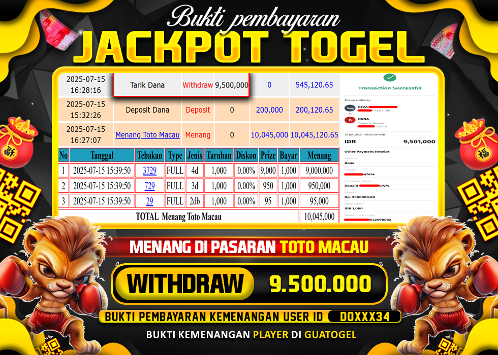 BUKTI JACKPOT LUNAS GUATOGEL