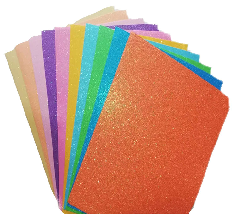 Foamy escarchado Tonos pastel tornasol fantasía en goma eva fomi 1pz