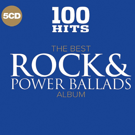 VA - 100 Hits The Best Rock & Power Ballads Album 5CD (2017), MP3