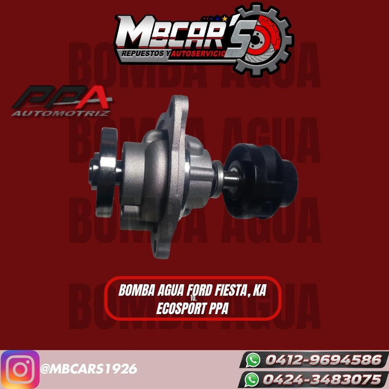 BOMBA DE AGUA FORD FIESTA / KA / ECOSPORT 