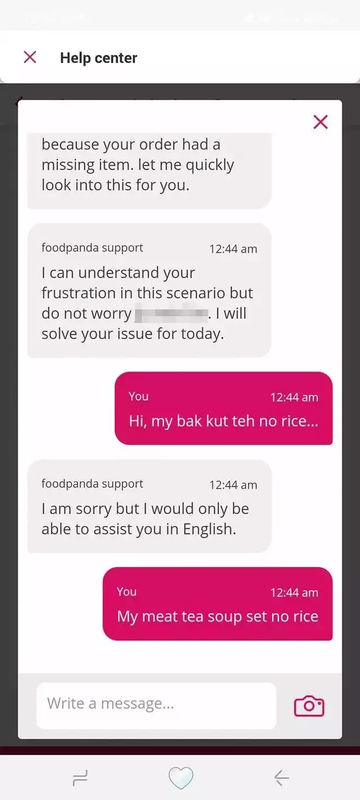 Lol Foodpanda Cso Dunno Wat Is Bak Kut Teh Like Tat How Hardwarezone Forums