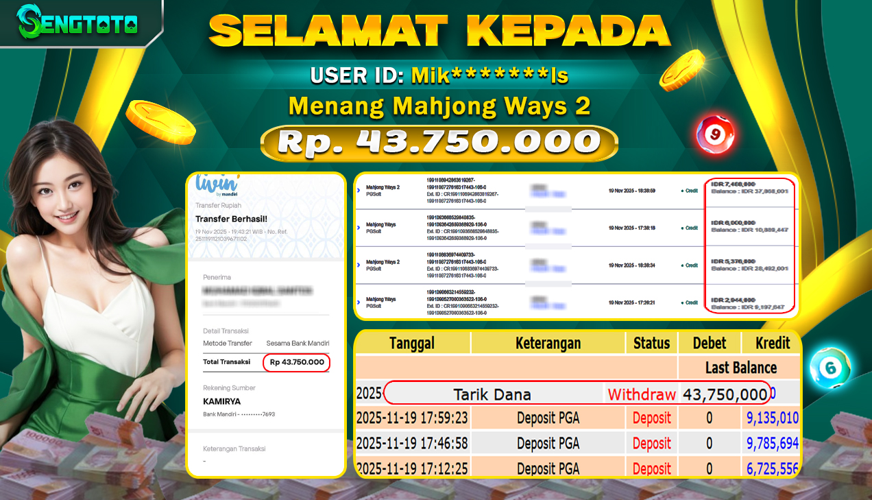 BUKTI PEMBAYARAN SLOT MAHJONG WAYS 2