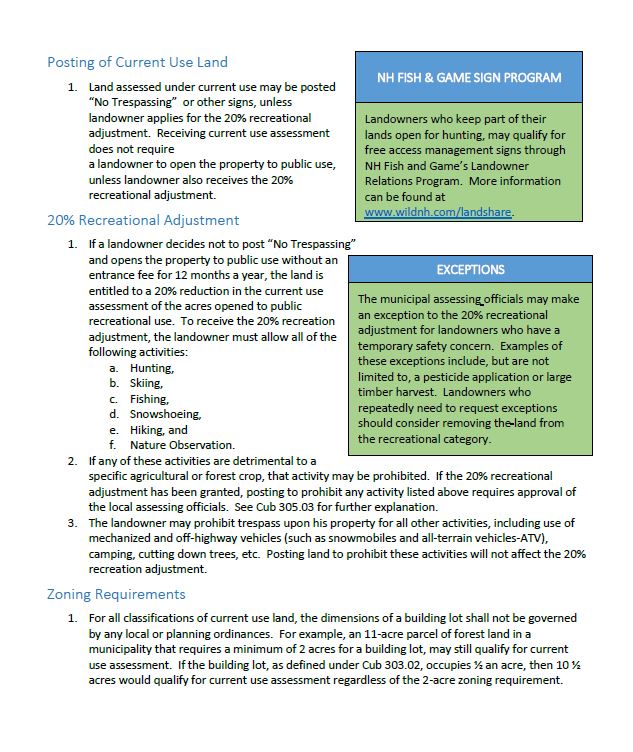 Watching North Woods Law, explain NH private property laws to me