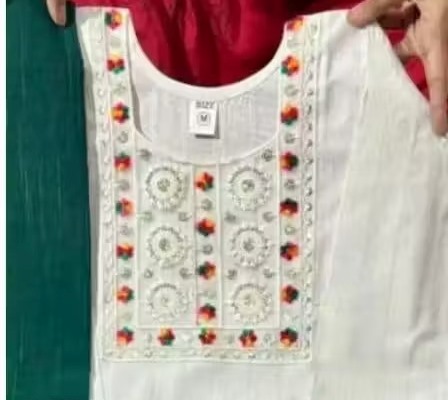 White Kurti set Color 1 (KS141)