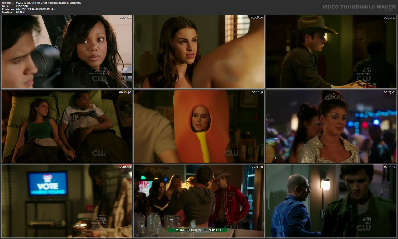 90210 S04E07 It's the Great Masquerade, Naomi Clark.mkv