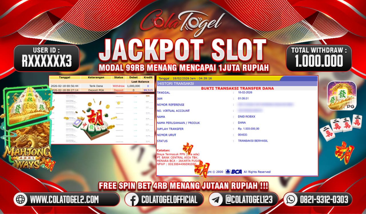 JACKPOT SLOT GACORR!!