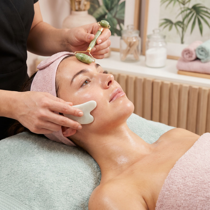 Korean facial treatment