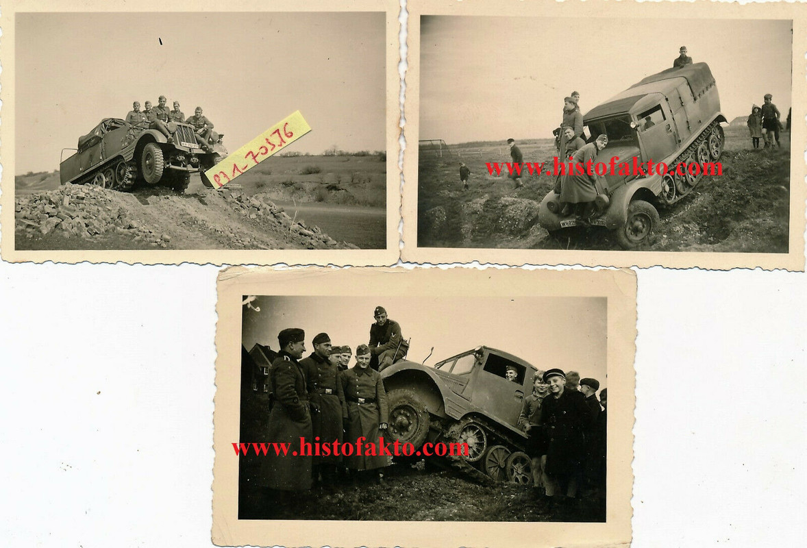Sd.Kfz 6, 7 od.11 b. geländegängigen Übg TüP Oberdorf Kennung WH