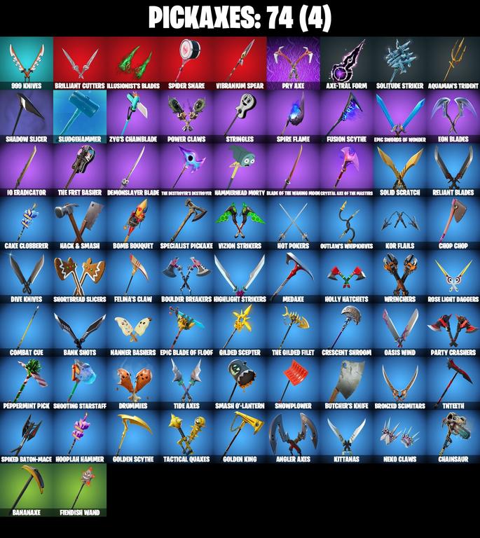 pickaxes comp