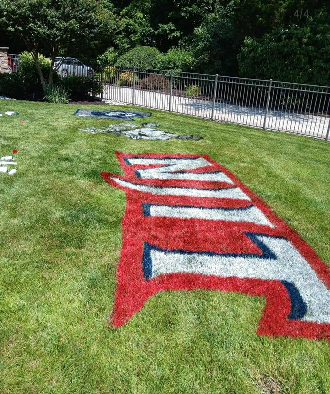 Custom lawn design