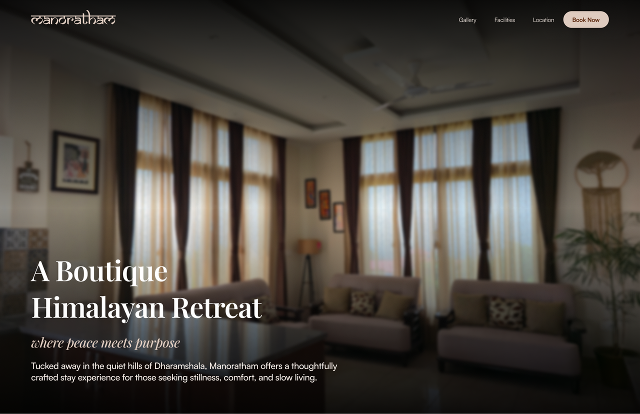 Manoratham home page hero