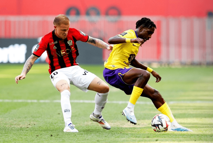 Nice vs Toulouse FC, 02h05 ngày 17/08