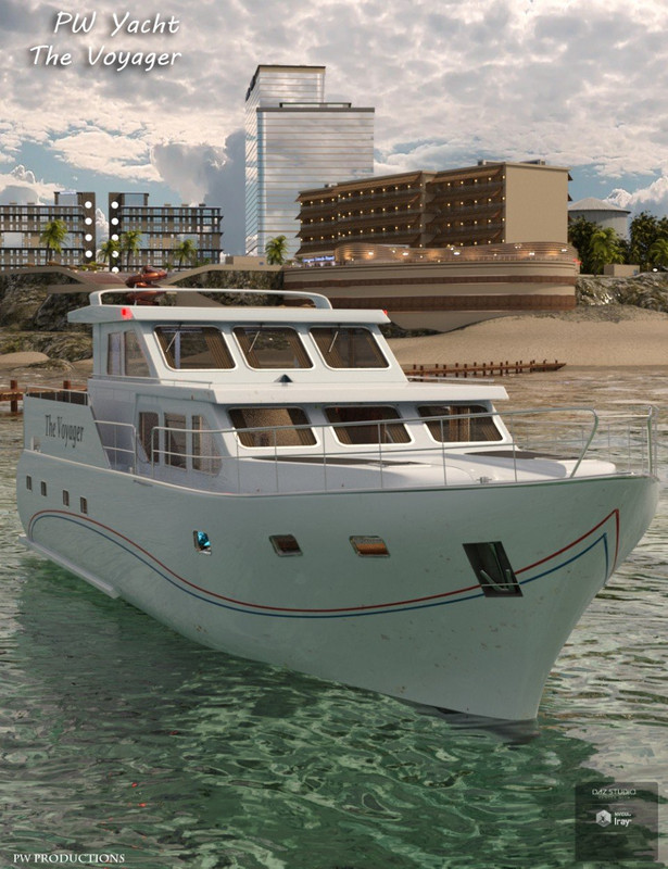 00 main pw yacht the voyager daz3d