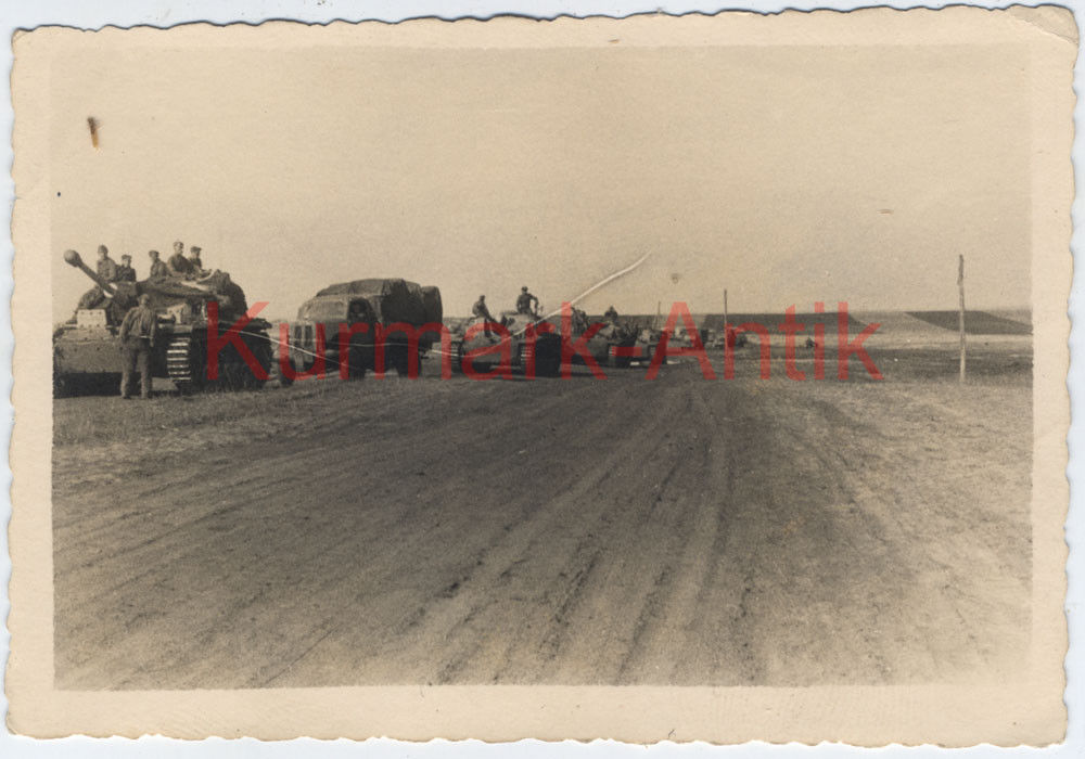 Foto Wehrmacht 3. TK Panzer Div. Stug Sturmgeschütz Russland 194