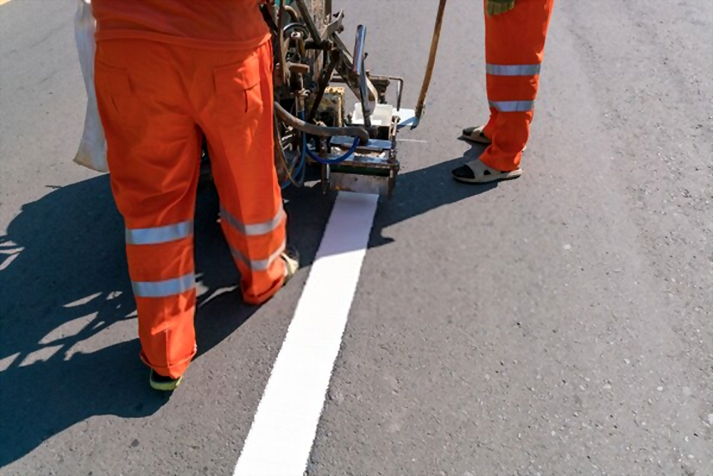 thermoplastic pavement markings