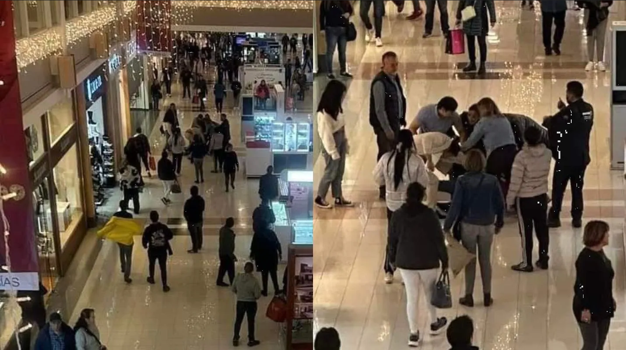 Hombre se gasta el aguinaldo con su amante en plaza, lo encuentra su esposa