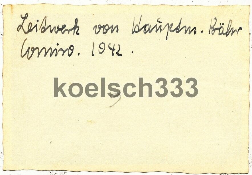 Foto Me 109 Flugzeug Heckfinne Oskar Heinrich -Pritzl- Bär JG 77 Comiso Sizilien (1)