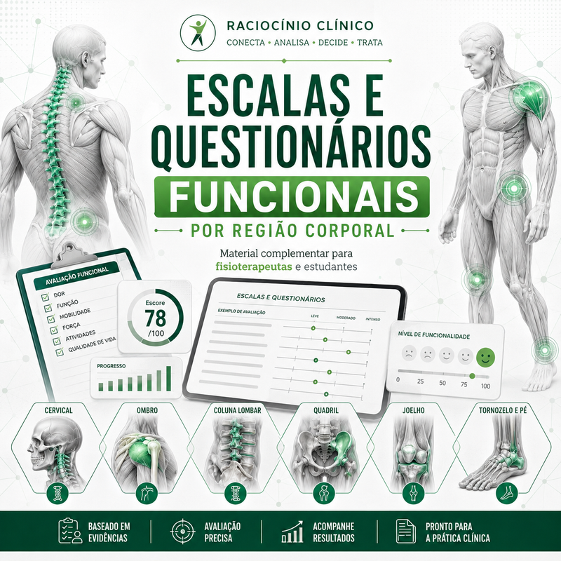 Escalas e Questionários Funcionais por Região Corporal