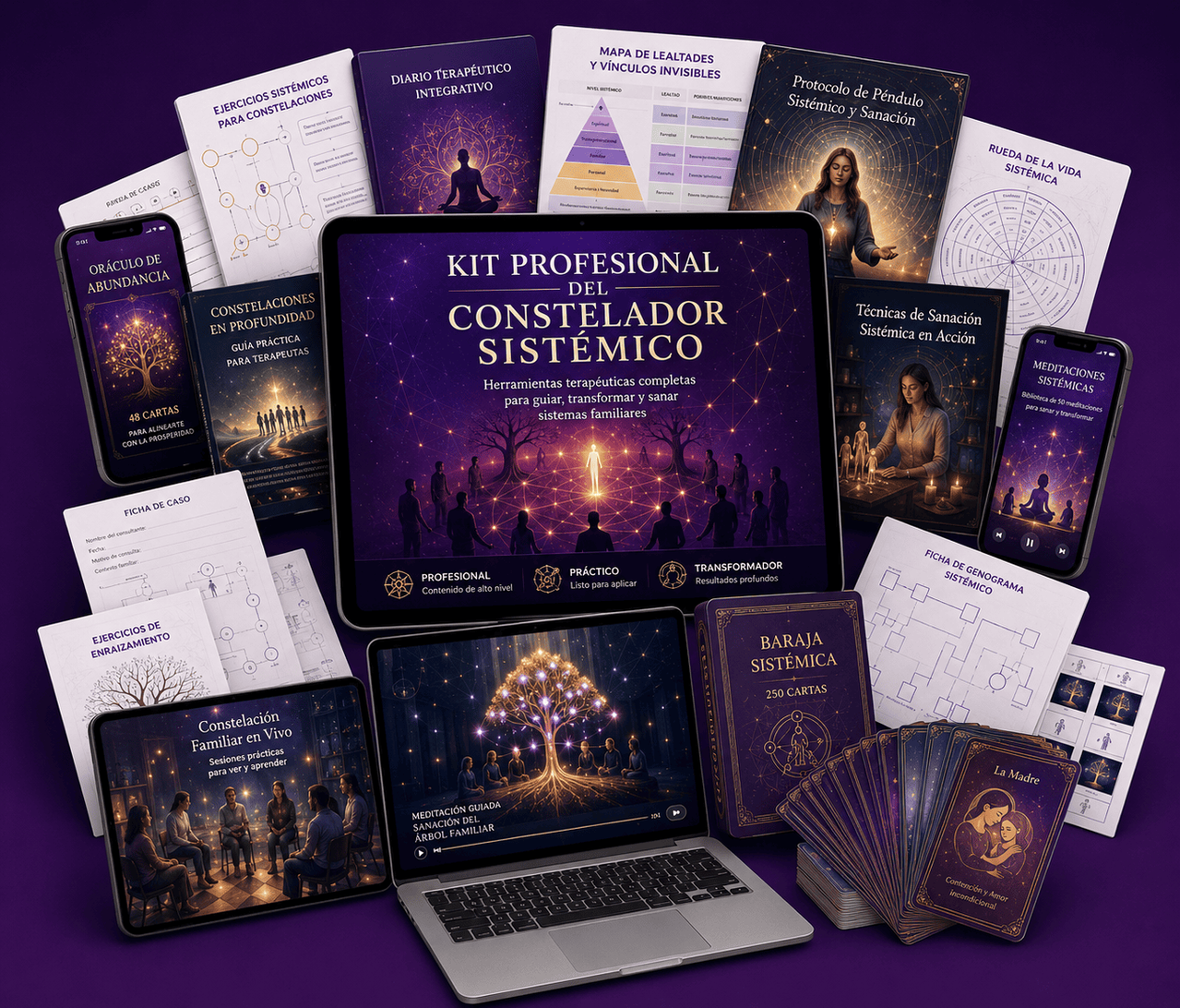 Kit Profesional del Constelador Sistémico — todo lo que recibís