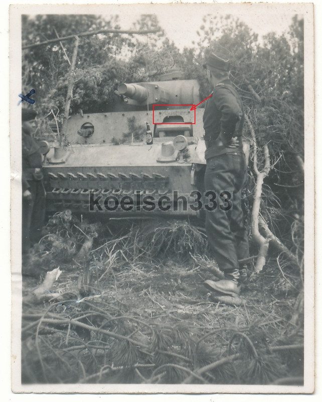 Panzermänner Panzer III Ausf. N Kennung - Mäusch