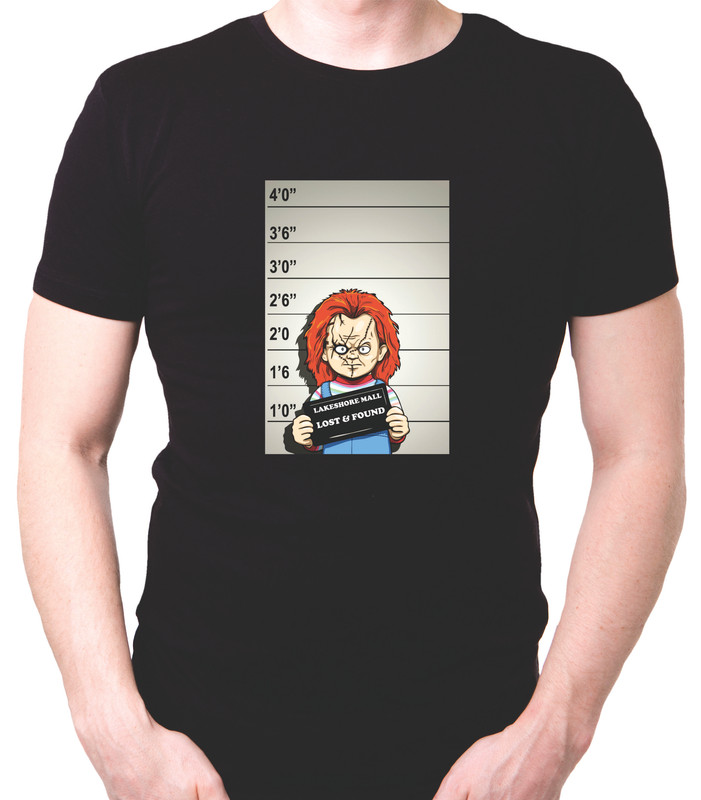 Camiseta Caras Maus Procurado Suspeito Chucky