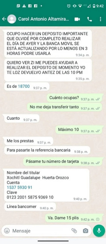 Diputado de Morena sufre hackeo de WhatsApp y quieren extorsionar a sus amigos