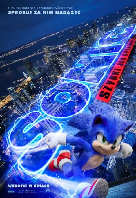 Sonic. Szybki jak Błyskawica / Sonic. The Hedgehog (2020) MULTi.720p.BluRay.x264-fHD / POLSKI DUBBING i NAPISY