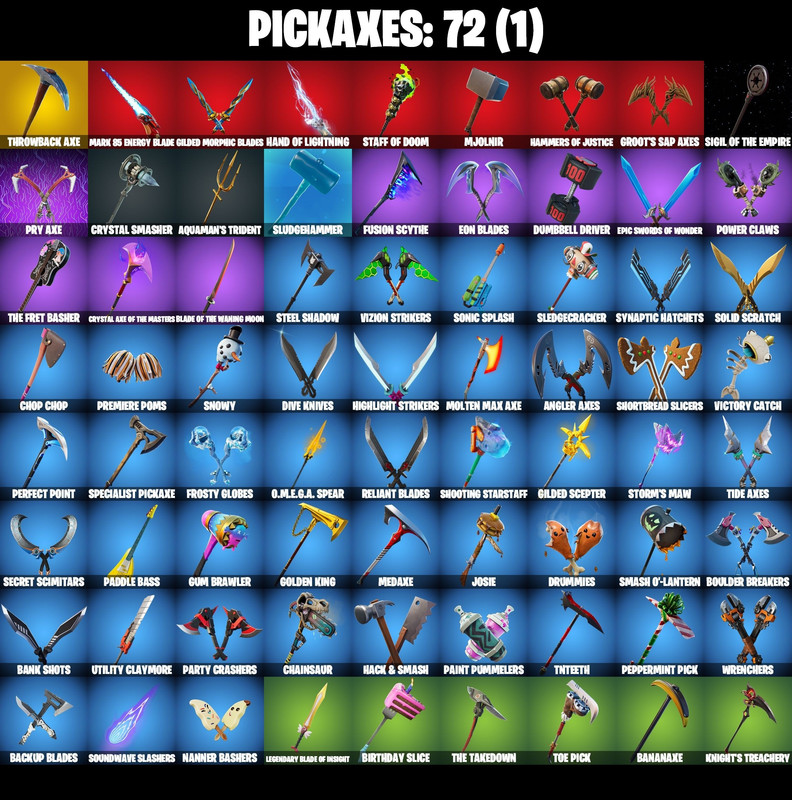 pickaxes comp