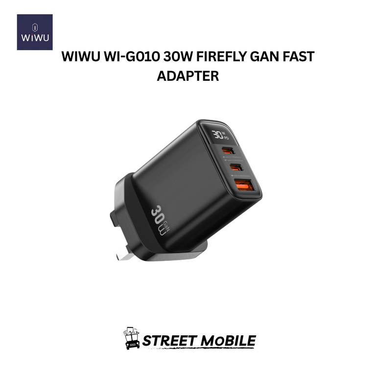 WIWU WI-G010 30W FIREFLY GAN FAST ADAPTER