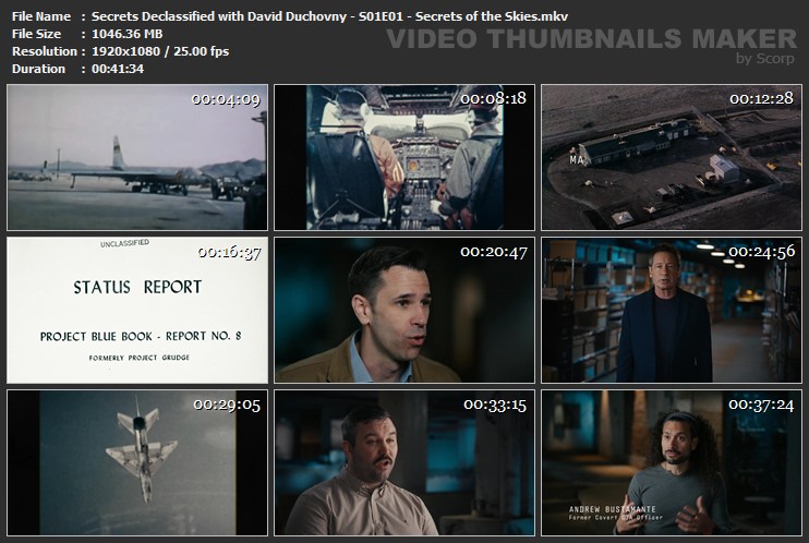 Secrets Declassified with David Duchovny S01E01 Secrets of the Skies mkv