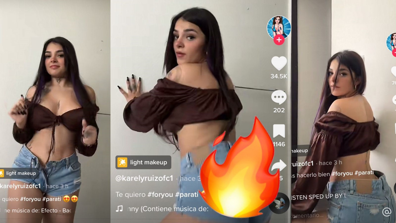 Karely Ruiz “menea el bote” hasta abajo con micro short y top