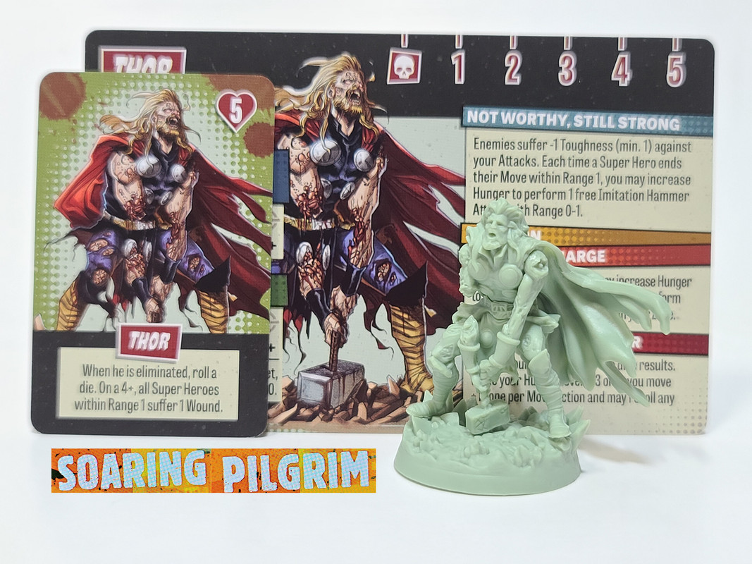 THOR - ZOMBIE Zombicide MARVEL ZOMBIES Kickstarter Exclusive CMON
