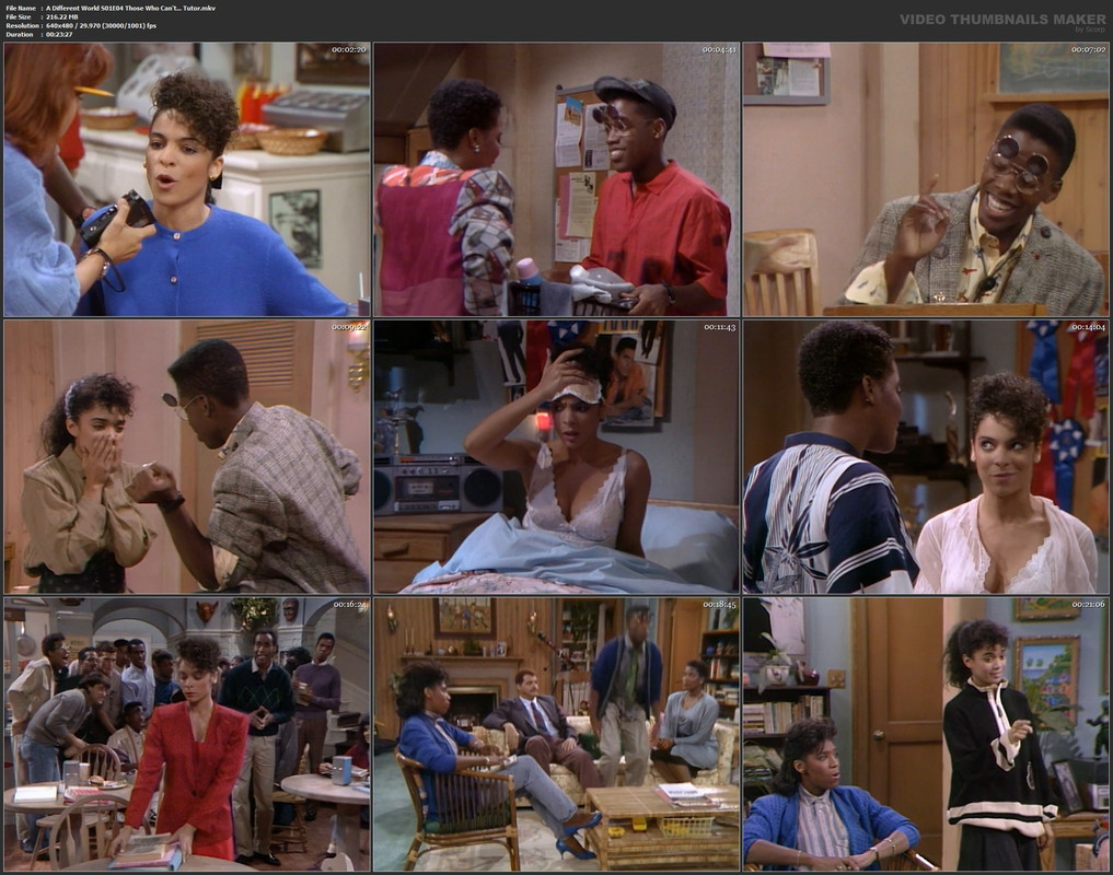 A Different World S01E04 Those Who Can't... Tutor.mkv