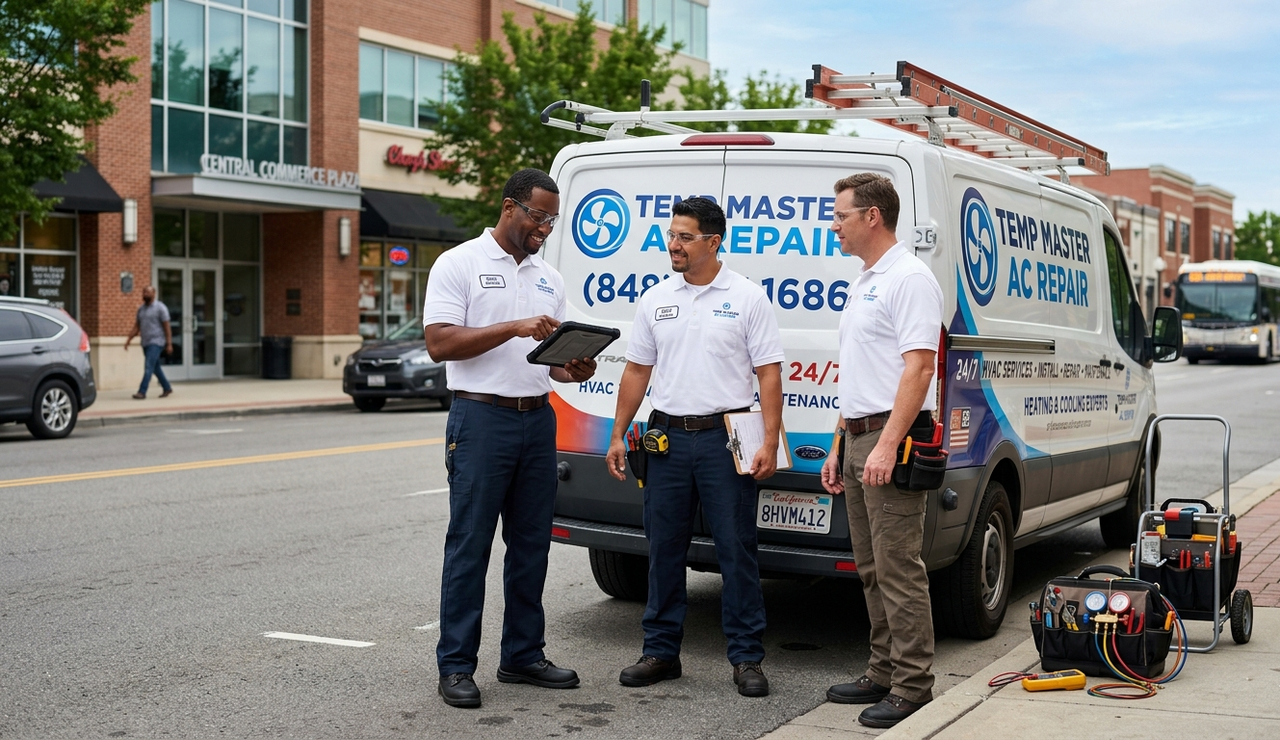 Temp Master AC Repair - Working Van