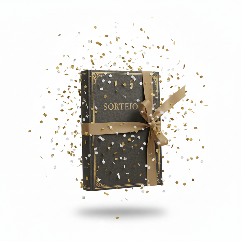 Mockup para o Sorteio de Livro Físico