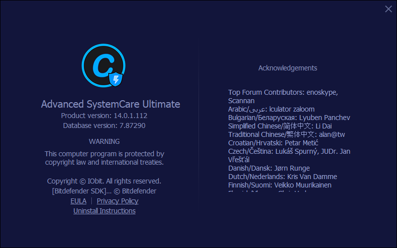 IObit Advanced SystemCare Ultimate 14 (v14.0.1.112) Multilingual 2021-01-21-16-06-14