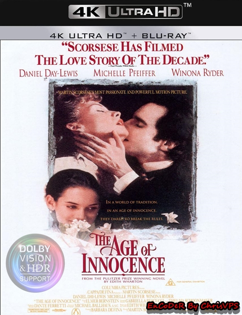 Wiek niewinności / The Age of Innocence (1993) MULTI.HDR.DoVi.Hybrid.2160p.BDRemux.TrueHD.7.1.Atmos.AC3-ChrisVPS / LEKTOR i NAPISY