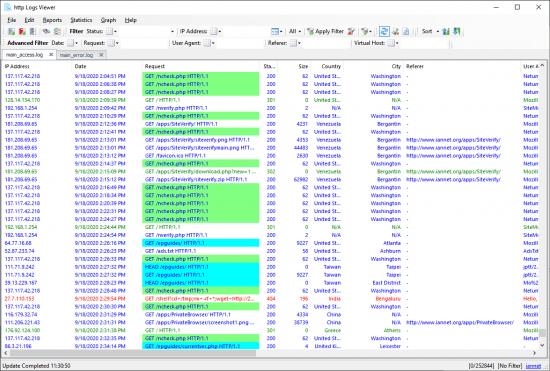 HTTP Logs Viewer v6.20