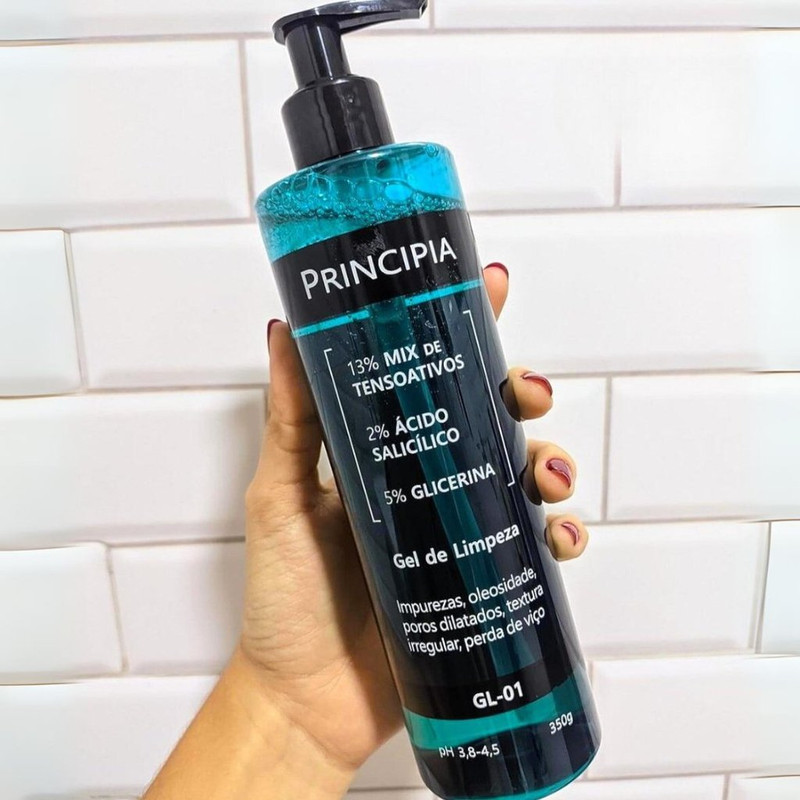 Gel de Limpeza Principia 2% Ácido Salicílico + 5% Glicerina com 350g