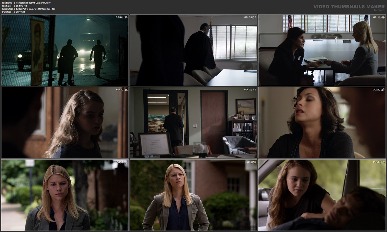 Homeland S03E04 Game On.mkv
