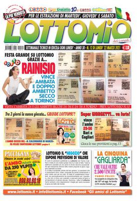 Lottomio del Lunedì N.12 - 22 Marzo 2021