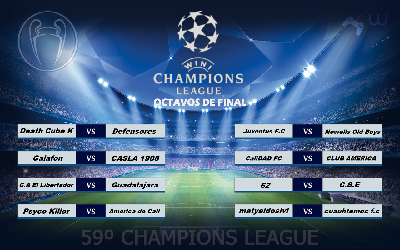 CHAMPIONS LEAGUE OCTAVOS DE FINALeditada
