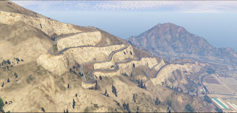 El Gobierno de San Andreas anuncia la deconstrucción de la carretera del Monte Chiliad
