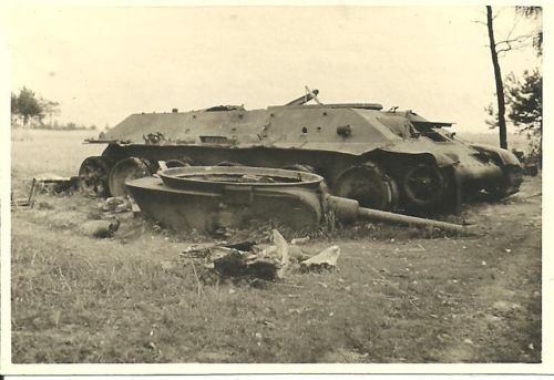 Т-34 обр.1940 (СССР) потерянный Беларусь (без башни)_03 (подписано-Kampf Minsk)